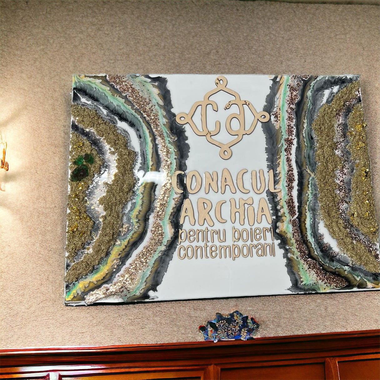 Tablou Epoxy - Conacul Archia