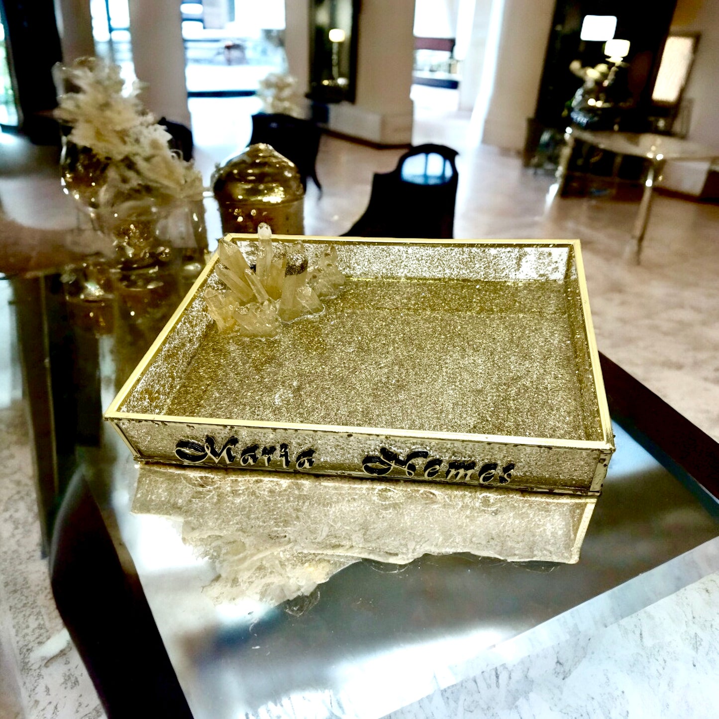 Luxury golden box