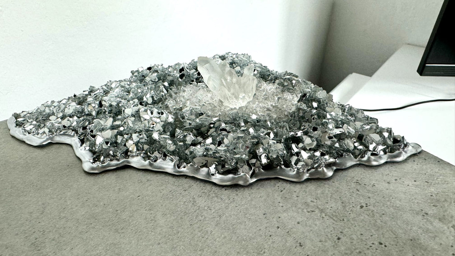 Noptiera Silver epoxy art